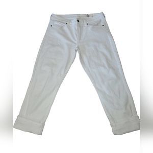 COSMIC BLUE ONE WHITE JEANS SIZE 30